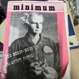Revista Minimum nr.11/1988. Geo Bogza 80 de ani, nu uitam nimic
