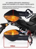 Semnalizari Moto Scuter ATV M10, Model 1, Galbene, Set 2 Bucati
