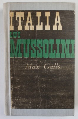 ITALIA LUI MUSSOLINI de MAX GALLO , 1969 foto