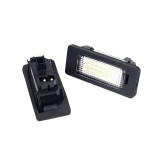 Set 2 lampi numar LED Canbus alb-rece 6000K pentru BMW Seriile E