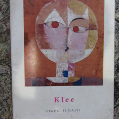 KLEE - FIGURI SI MASTI de JOSEPH - EMILE MULLER 1969 CARTE DE DIMENSIUNI REDUSE