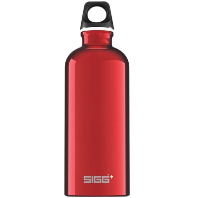 Bidon din aluminiu Traveller Red, 0.6l foto