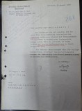 Adresa in limba germana a Legatiei German din Bucuresti din 11.X.1943 prin care nemtii se interesau de un scriitor aflat in suferinta si mizerie