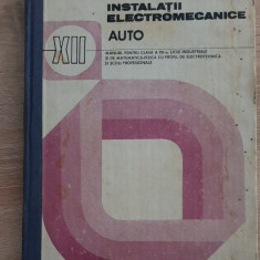 Instalații electromecanice AUTO. Manual - Elena Antonescu, Alexandru Șteflea