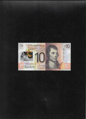 Scotia Clydesdale Bank 10 pounds 2017 seria287523 foto