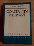 Constantin Negruzzi- Liviu Leonte