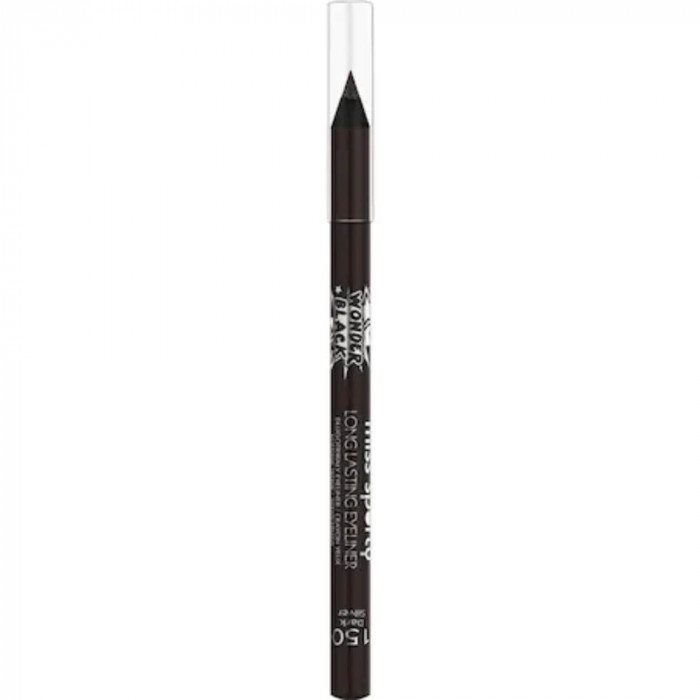 Creion de Ochi MISS SPORTY, 150 Dark Silver, 1.2 g, Creion pentru Ochi, Creion Contur Ochi, Eyeliner, Creion Argintiu pentru Ochi, Creion pentru Contu