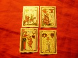 Serie Liechtenstein 1962 Eroi medievali - documente istorice , 4 val.