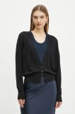 BOSS cardigan din lana culoarea negru, light, 50530713