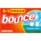 Șervețele parfumate pentru uscător Bounce Outdoor Fresh, 240 bucăți