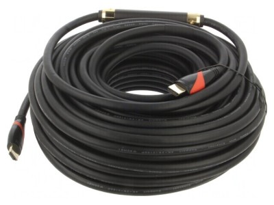 Cablu HDMI 1.4 30m Negru PVC foto