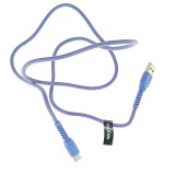 Cumpara ieftin Cablu cu conectori USB-A tata la USB-C tata, Maxlife 75816, incarcare, transfer date, 3A, lungime 100cm, violet