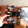 Sandale negre cu portocaliu - Super erou (Marime Disponibila: Marimea 26)
