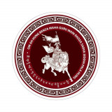 Abtibild sticker cu Regele Gesar din Ling &amp;#8211; pentru depasirea obstacolelor &amp;#8211; mic