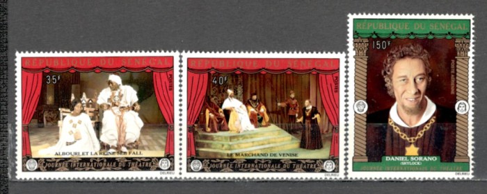 Senegal.1972 Ziua internationala a teatrului MS.124