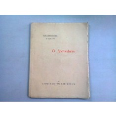O SPOVEDANIE - CONSTANTIN KIRITESCU
