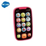 Cumpara ieftin Jucarie interactiva Hola Toys, Primul meu telefon smart roz, cu sunete si lumini