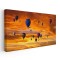 Tablou baloane cu aer cald la apus Tablou canvas pe panza CU RAMA 30x60 cm