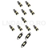 Cumpara ieftin Pachet 13 Becuri LED Interior VW Golf 5 2003-2009