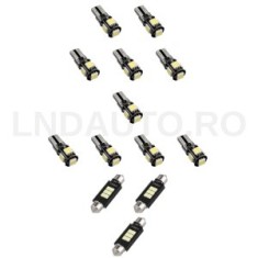 Pachet 13 Becuri LED Interior VW Golf Plus 2004-2014