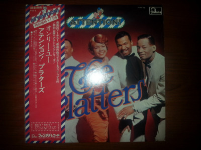 Vinil &amp;quot;Japan Press&amp;quot; The Platters &amp;ndash; Attention! (EX) foto