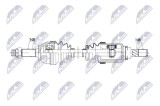 Planetara Nissan Juke 1.6 2010-2019; partea stanga, cutie viteze manuala; 39101-1KA0A; NTY, aftermarket