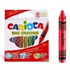Set Creioane Cerate Carioca, 12 Bucăți, Multicolor, Subțiri, Lavabile, Fără Gluten