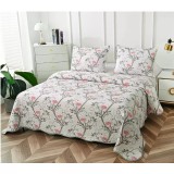 Cumpara ieftin Set Cuvertura de Pat din Bumbac, 3 Piese cu Model - PIT219