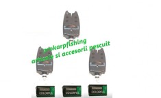 set 3 senzori/avertizori pescuit cu baterii de 9v incluse foto