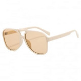 Ochelari de Soare Femei, Polarizati PC 98061 Bej Aviator