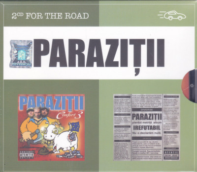 CD Hip Hop: Parazitii - Confort 3 + Irefutabil ( set x2 originale , SIGILATE ) foto