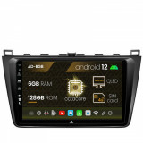 Navigatie Mazda 6 (2008-2013), Android 12, B-Octacore 6GB RAM + 128GB ROM, 9 Inch - AD-BGB9006+AD-BGRKIT328