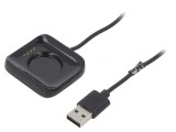 Cablu &Icirc;ncărcare Smartwatch 1m Negru 1A