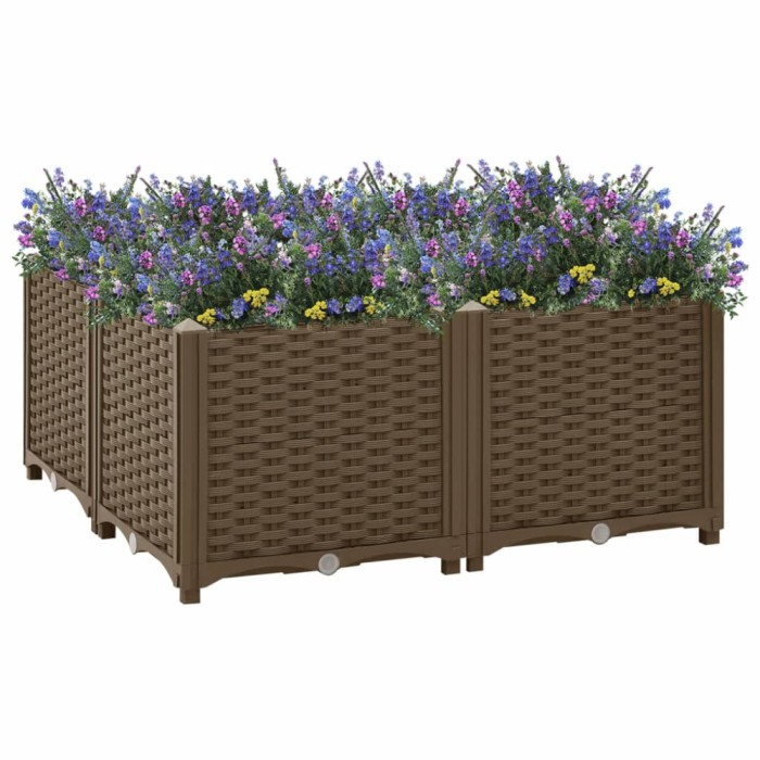 Gossi strat inaltat, 80x80x38 cm, polipropilena