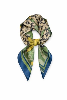Esarfa satin patrata Spring foto