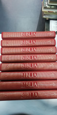 BIBLIA - cu ilustratii - 8 volume - versiune BARTOLOMEU VALERIU ANANIA foto