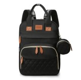 Rucsac Multifunctional 3-in-1 pentru Mamici si Tatici, Model Extensibil cu Patut Pliabil, Impermeabil, Port USB si 13 Compartimente Organizatoare