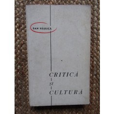 DAN HAULICA - CRITICA SI CULTURA