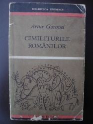 Cimiliturile romanilor Artur Gorovei foto