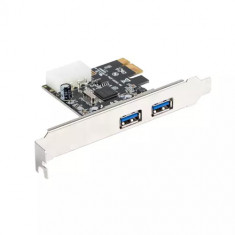 Card de extensie Lanberg 41816, PCI Express - 2 x USB 3.1, suport Low Profile
