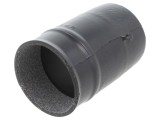Fiting termocontractibil drept cu adeziv, 19mm, neagră