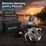 Mulineta Spinning pentru Pescuit, Model EF 1000