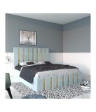 Pat Tapitat Mexic Lemon + Saltea 20cm Grosime 180x200cm