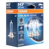 Set 2 becuri halogen auto Osram H7 12V 55W Cool Blue Next Gen 5000K