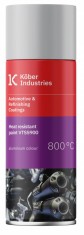 Spray Vopsea Kober, rezistenta la temperatura 800C, Argintiu, 400 ml foto