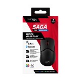 Mouse Gaming Wireless HyperX Pulsefire Saga Pro, 3200 dpi, Negru
