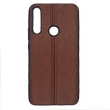 Cumpara ieftin Husa telefon Silicon Huawei P40 Lite E Brown Leather