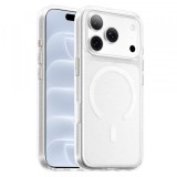 Husa MagSafe pentru Apple iPhone 18 Pro / 17 Pro, Blueo, Crystal Pro Anti-Drop Glitter, Transparenta