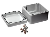 Carcasă universală aluminiu gri Hammond 1590Z119GY 120x122x80mm