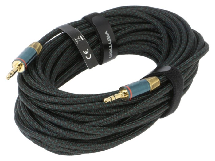 Cablu audio Jack 3,5mm 10m aurit